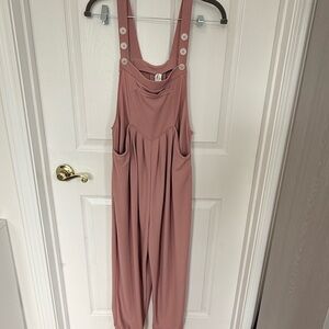 Halara Pink Jumpsuit EUC